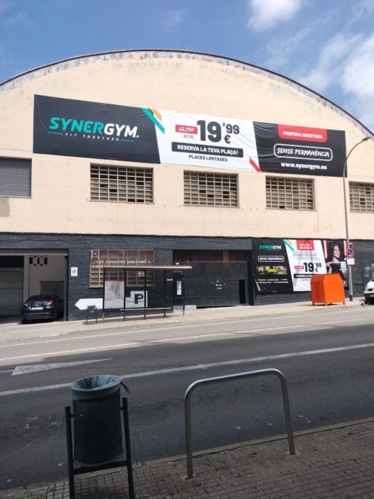 Inicio de las Obras Synergym Universitat, Terrassa